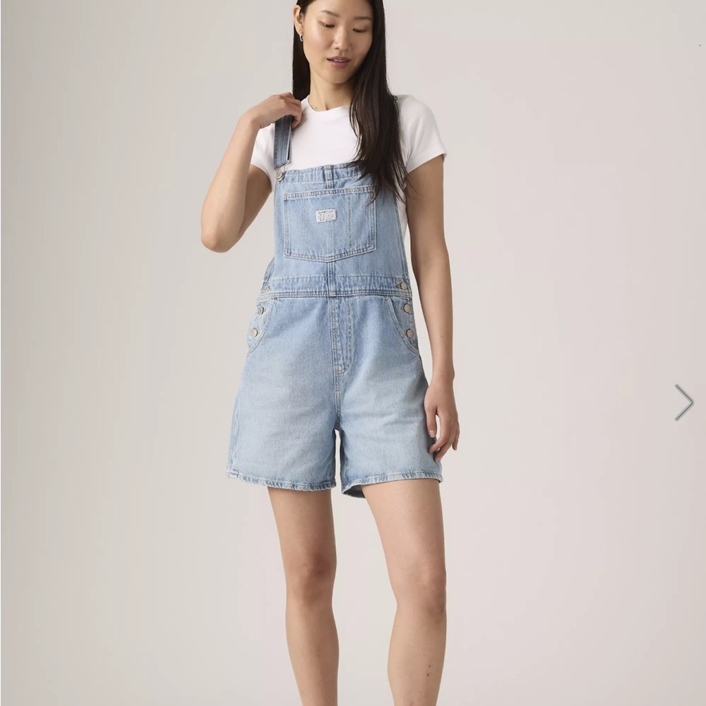 Levi's Blue Denim Overalls - Picture 12 of 14